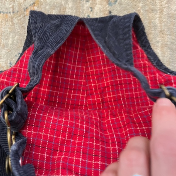 Vintage Oshkosh Y2K Flannel-lined Corduroy Overalls - Picture 3 of 5